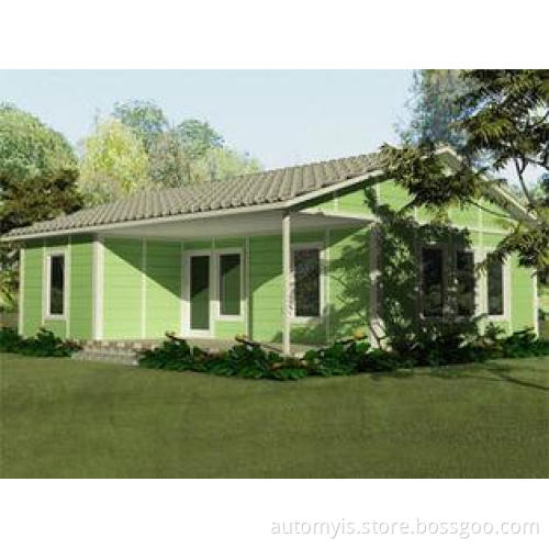 Green House Sandwich Panel Two Bedroom Modular Homes , Pref